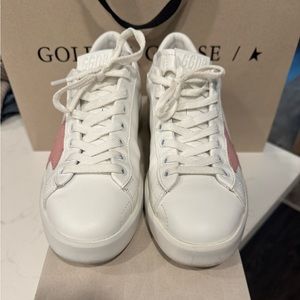 Golden Goose Purestar w. Pink Star Size 39